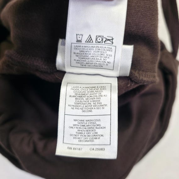 Mickey Mouse Drawstring Backpack Brown Walt Disne… - image 9