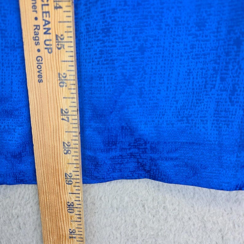 Adrianna Papell Skirt Womens 12 Cobalt Straight Silk Textured Preppy Office VTG afbeelding 8