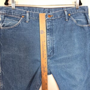 Vintage Wrangler Jeans Mens 40x34 Blue Slim Fit Cowboy Cut Western Workwear imagem 5