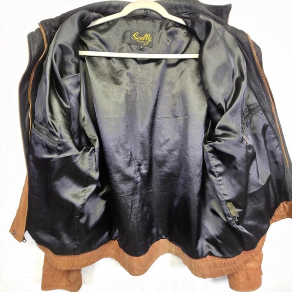 Scully Featherlite Double Collar Jacket Men M Bro… - image 9