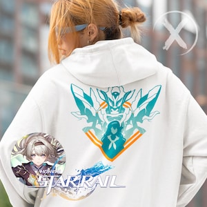 Firefly Honkai Star Rail Zip Hoodie – HSR Merch, Gaming Sweatshirt