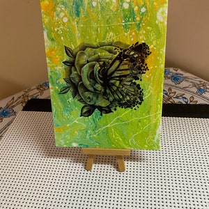 Canvas Painting, Acrylic Pour, Gift for Her, Valentine’s Day Gift, Birthday Gift, Housewarming Gift, Girlfriend Gift, Fluid Art, Decor