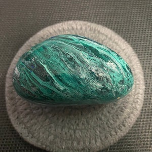 Acrylic Pour Rock, Garden Decoration, Garden Rocks, Doorstop, Paperweight ,Stone Art, Painted Rock, Home Décor, Hand Painted