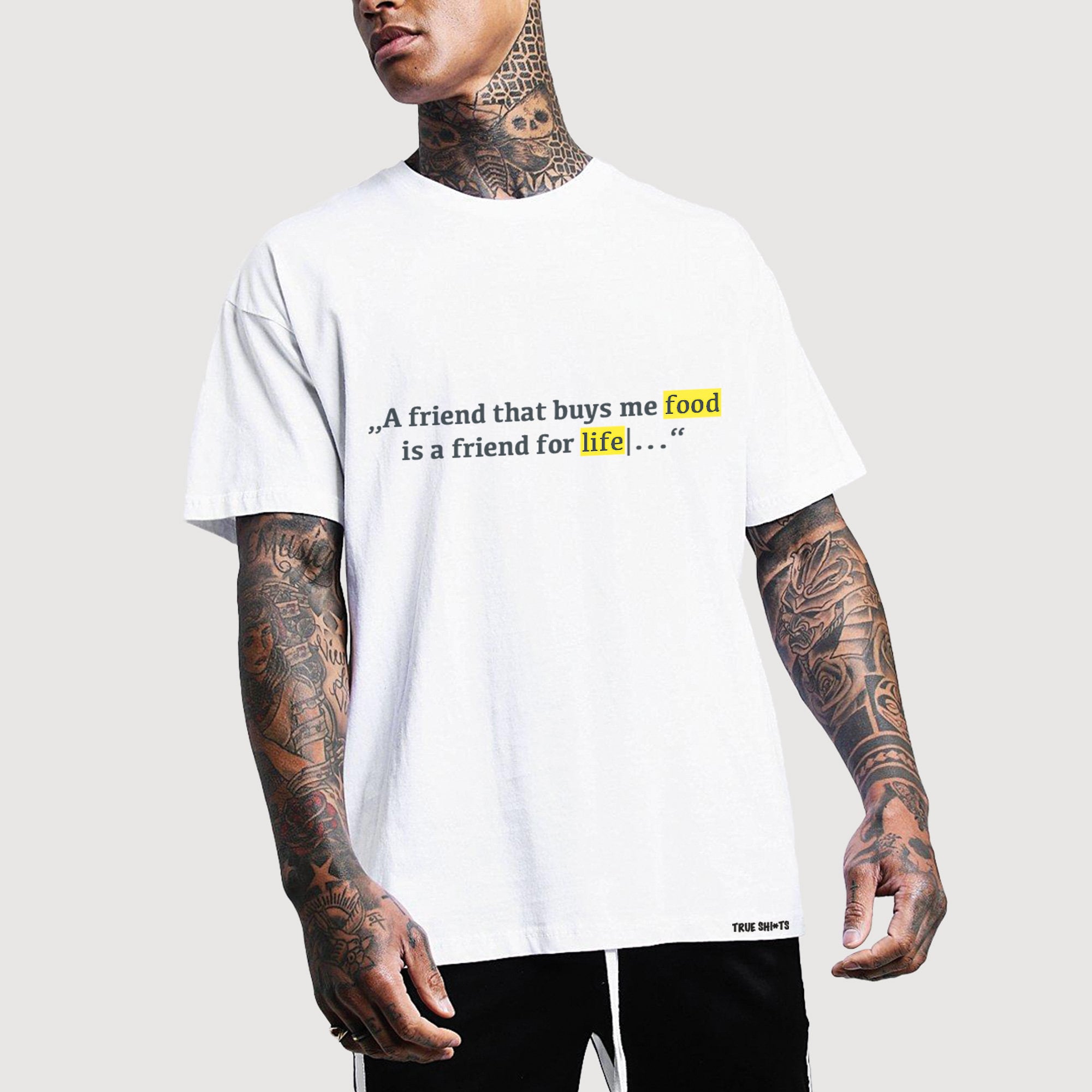 T-shirt Streetwear T-shirts Text Custom Original Oversize Street Black White  Typography Cool Short Sleeve Skate Surf 100% Cotton Quality Top - Etsy | T-Shirts