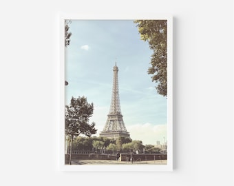Eiffel Tower Printable Wall Art, Digital Download Wall Art, Eiffel Tower Poster, Paris Print, Photography Prints, Eiffel Tower Decor