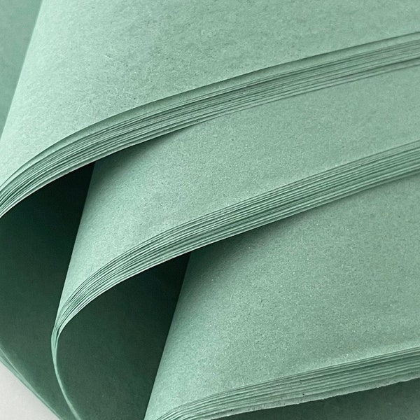 Seafoam Green Tissue Paper, Gift Wrap, Decoupage Tissue Paper, Product Packaging Supplies, Tissue for Party Favor Bags, Tissue Paper Pack