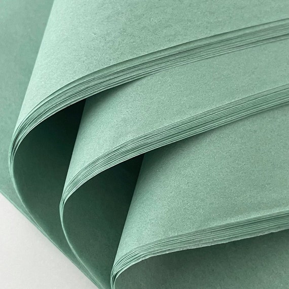 Seafoam Green Tissue Paper, Gift Wrap, Decoupage Tissue Paper, Product  Packaging Supplies, Tissue for Party Favor Bags, Tissue Paper Pack 