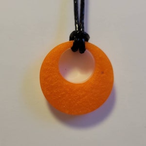 Round Resin Pendant - &quot;Sunshine&quot;