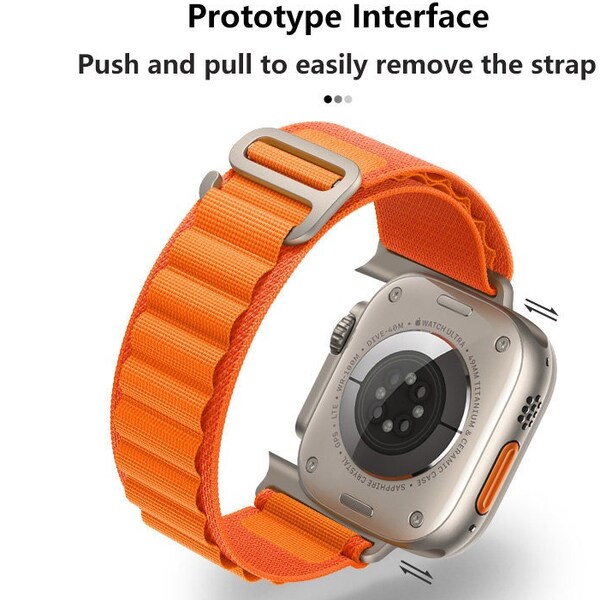 Xmas Sale! Alpine Loop Apple Watch Strap Loop Compatible With iWatch Ultra 49mm 45mm 44mm 42mm / Strong And Durable Nylon/ Unisex