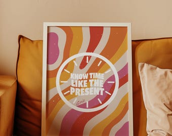 Know Time Griz Poster Rave Poster Music Poster EDM Poster EDM Wall Art Rave Accessories Festival Accessories Rave Print Rave Wall Art
