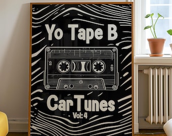 Tape B Poster Rave Poster EDM Poster Rave Wall Art Music Poster Tape B Merch EDM Merch Rave Accessories Festival Accessories