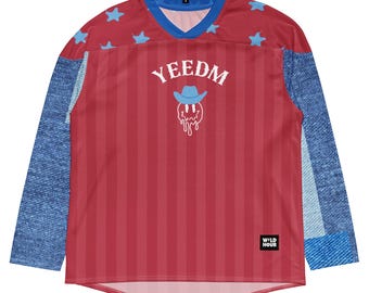Country Riddim Hockey Jersey EDM Jersey Rave Outfit for Festivals Rave Outfit for Men Rave Outfit for Women EDM Merch Lost Lands Outfit