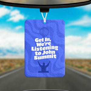 John Summit Car Air Freshener Rave Accessories John Summit Merch Rave Car Accessories EDM Accessories EDM Merch Rave Gift DJ Gift for Raver