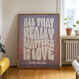 All That Really Matters Print ILLENIUM Print ILLENIUM Merch Rave Poster Music Print Rave Accessories Rave Gift for Raver DJ Gift for Rave