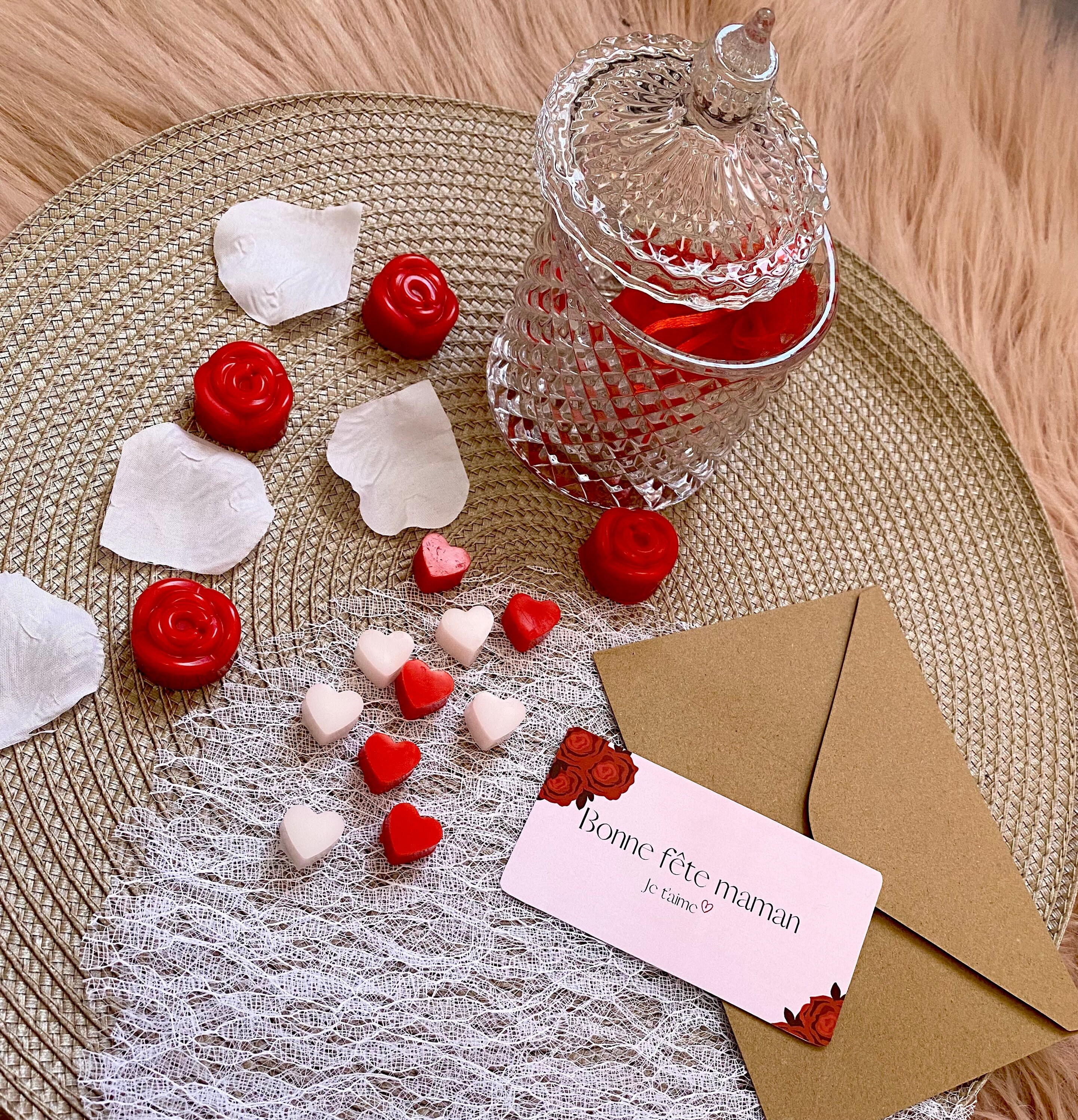 Box Fête Des Mères, Cadeau Mères Personnalisable, Fondant de Cire