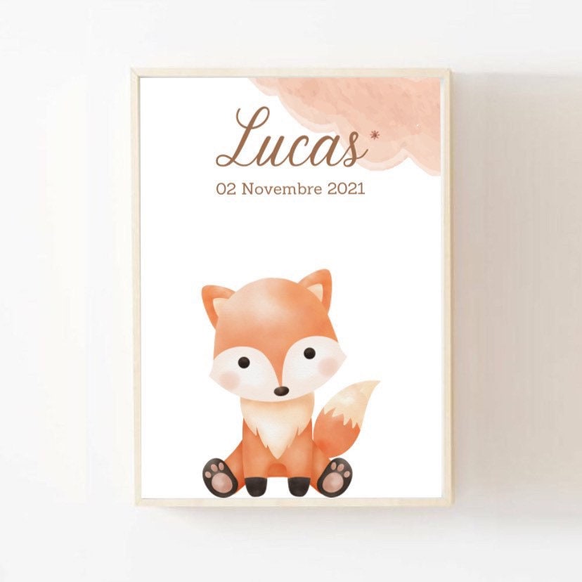 Affiche Personnalisée Prénom Enfant