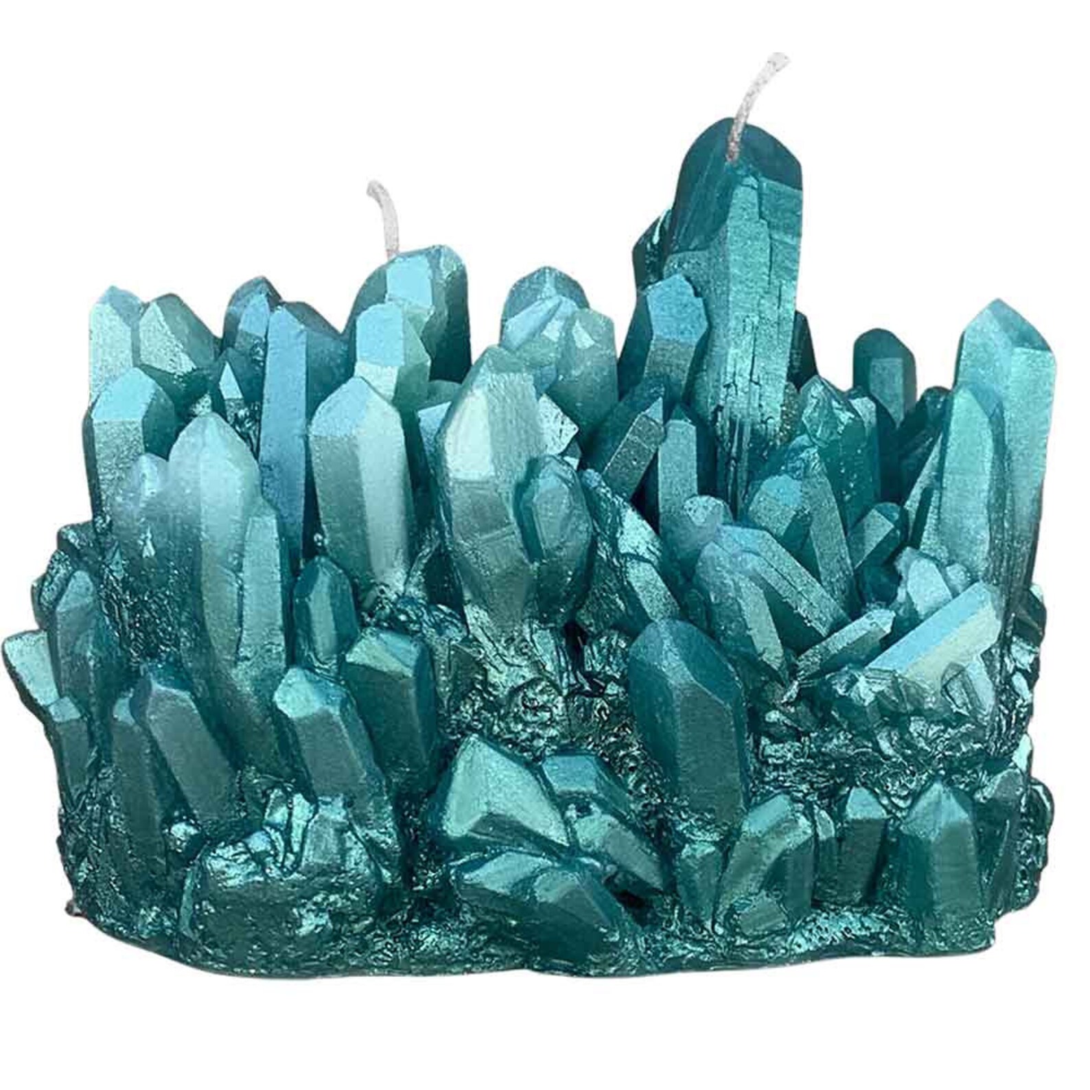 LUX & LARGE Candle Aura Quartz Crystal Shaped Etsy