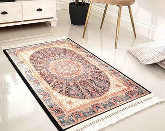 Machine Washable Non-slip Gold Dome Design Rug Mat