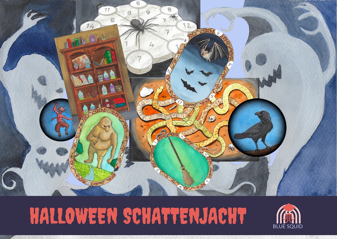 Reageren verder kennisgeving Monsters En Spoken Halloween Schattenjacht - Etsy