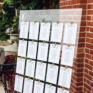 Wedding Seating Chart SVG: Find Your Seat, Our Favorite People (Digital File)