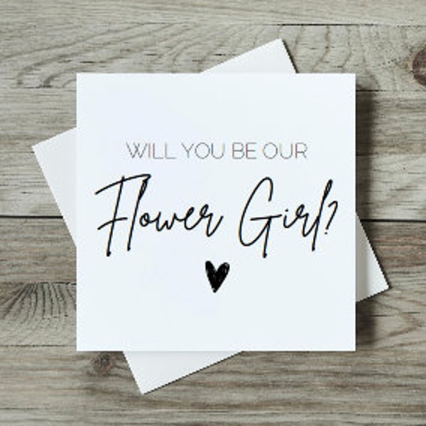 Flower Girl Proposal