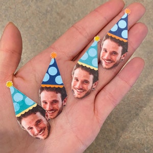 Decorações personalizadas para festa com confete facial, confete facial, decorações personalizadas para festa de aniversário