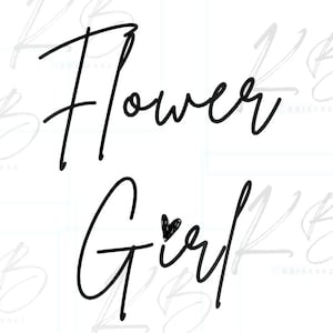 Blumenmädchen SVG, Blumenmädchen PDF, Blumenmädchen PNG, digitaler Download, Hochzeit