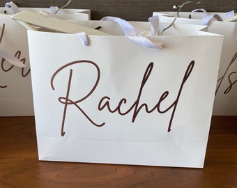 Personalized Bridesmaid Gift Bag, Bridal Party Favor