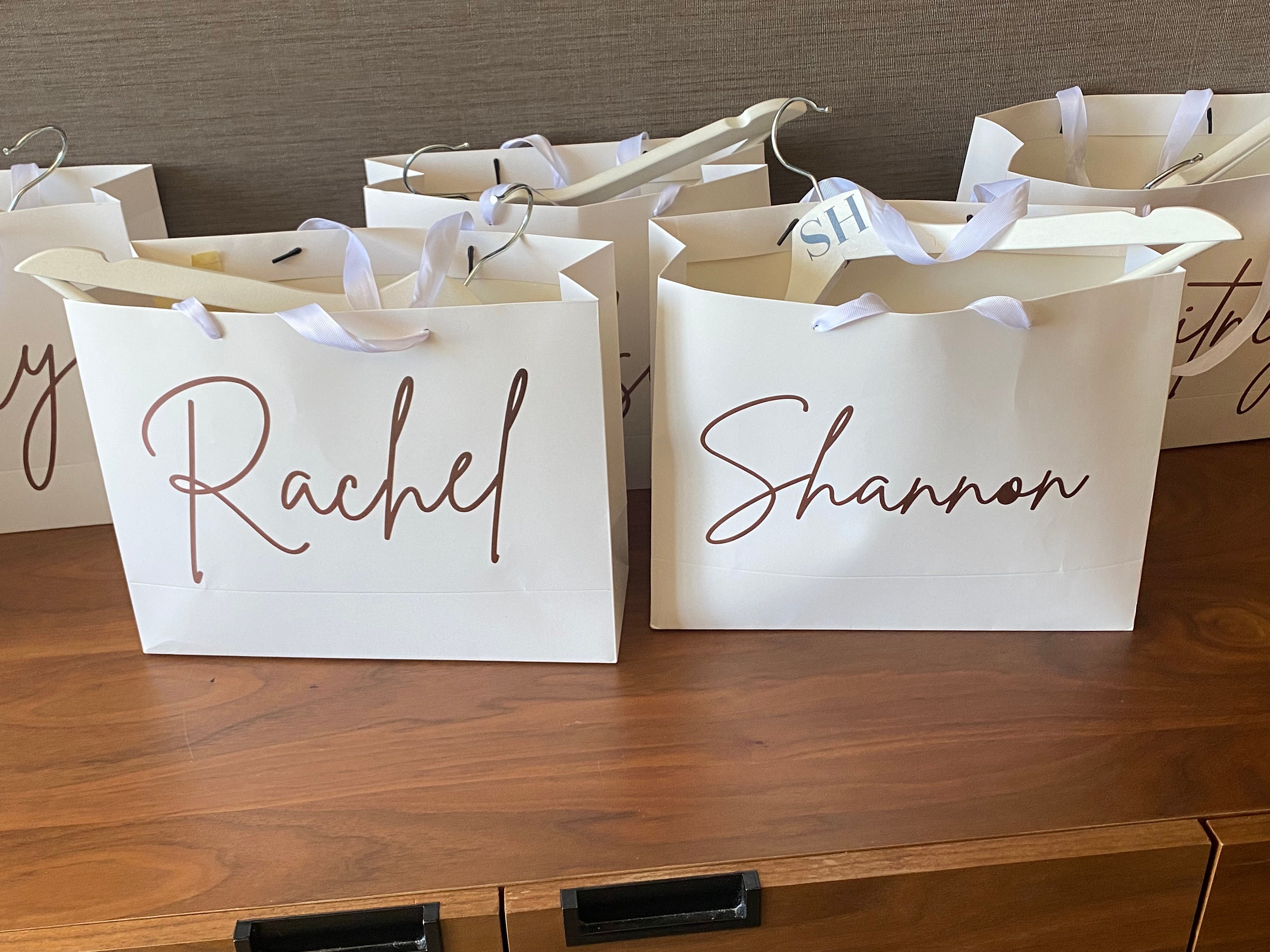 Personalized Bridesmaid Gift Bag, Bridal Party Favor - Etsy