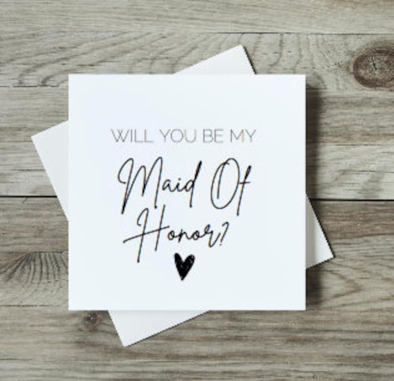 Maid of Honor Proposal - Etsy