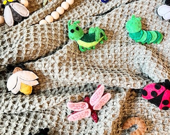 Felt Bugs, Felties, Spring, Felting