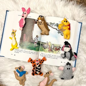 Winnie the Pooh Character Felties, Felt friends, Winnie the Pooh, Felting