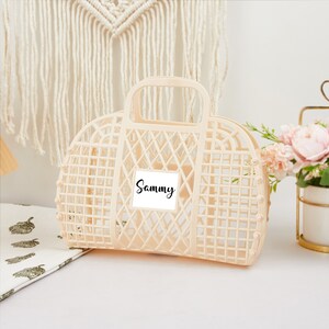 Personalized Jelly Bag,custom Baby Easter Basket,name Beach Bag ...