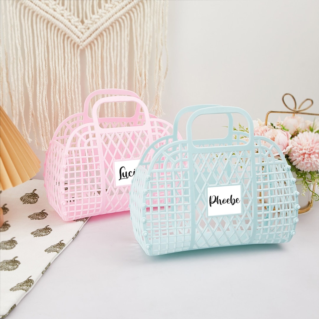 Personalized Jelly Bag,custom Baby Easter Basket,name Beach Bag ...