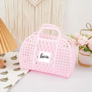 Personalized Jelly Bag,custom Baby Easter Basket,name Beach Bag ...