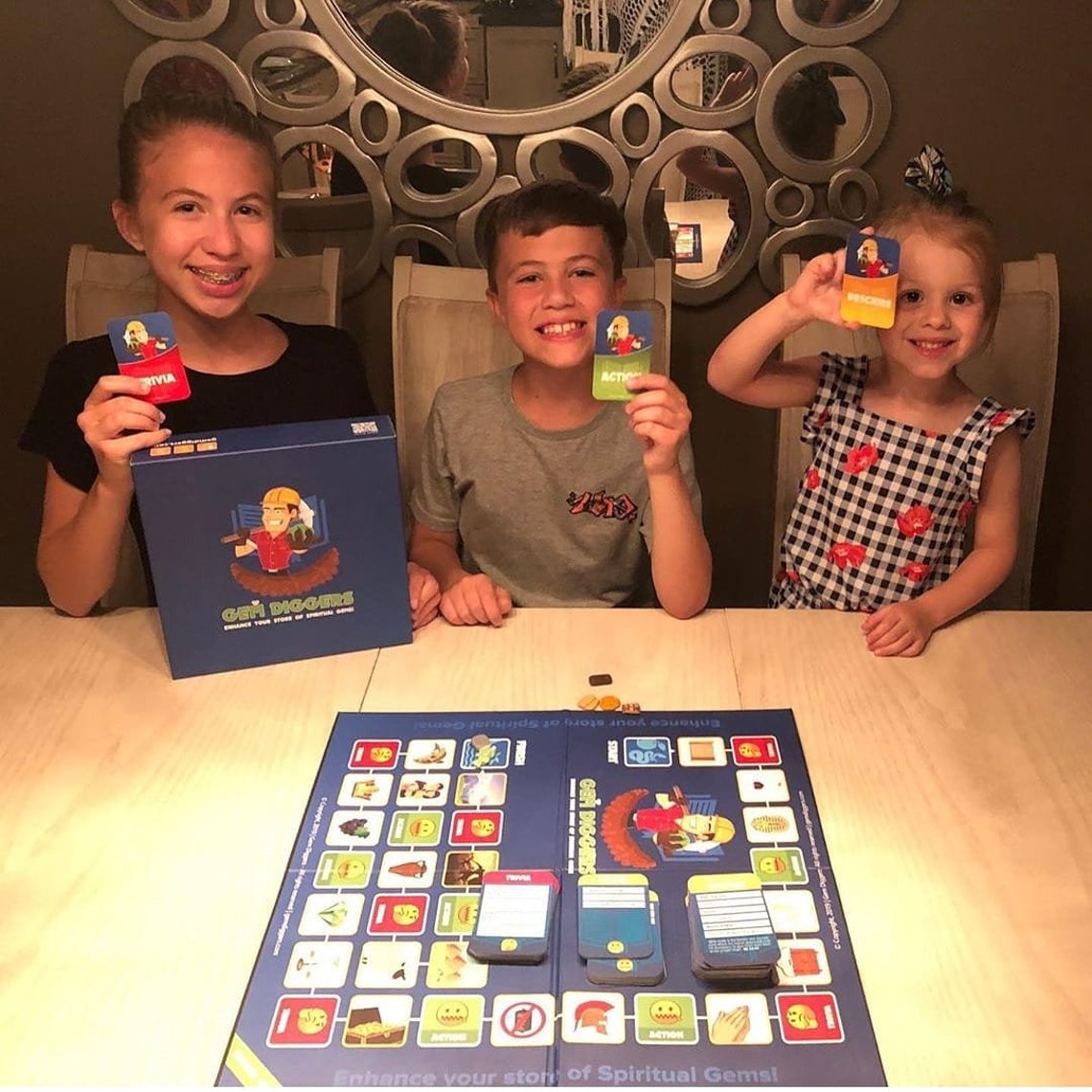 Gem Diggers Deluxe Boardgame JW Games JW Boardgame JW Etsy