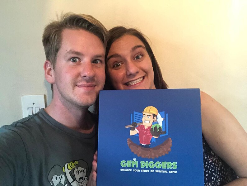 Gem Diggers Deluxe Boardgame JW Games JW Boardgame JW Etsy