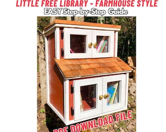 Petit livre de garde-manger de bibliothèque gratuit à partager - Plan de menuiserie - Plan de projet en bois facile - Projets de bois à vendre