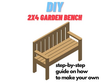 2x4 Gartenbank - DIY Patio Lawn Deck Garten Gartenmöbel - Easy Weekend Project - Zing Woodworks