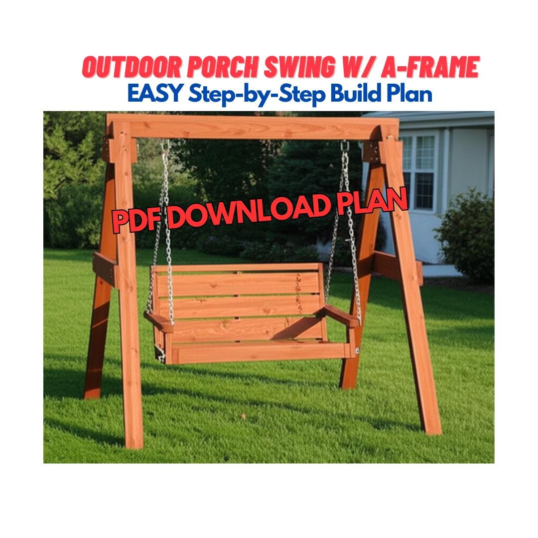 Diy Outdoor Swing Stand Frame Porch Swing Make Your Own Swing