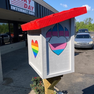 Plano de carpintería para compartir en la despensa de Little Free Library - Plano de proyecto de madera fácil - Proyectos de madera para vender imagen 7