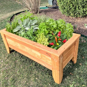 Garden Planter Plans / Raised Planter Box / Planter Box Plans / Garden Box / Outdoor Planter / Garden bed / Elevated Garden Bed