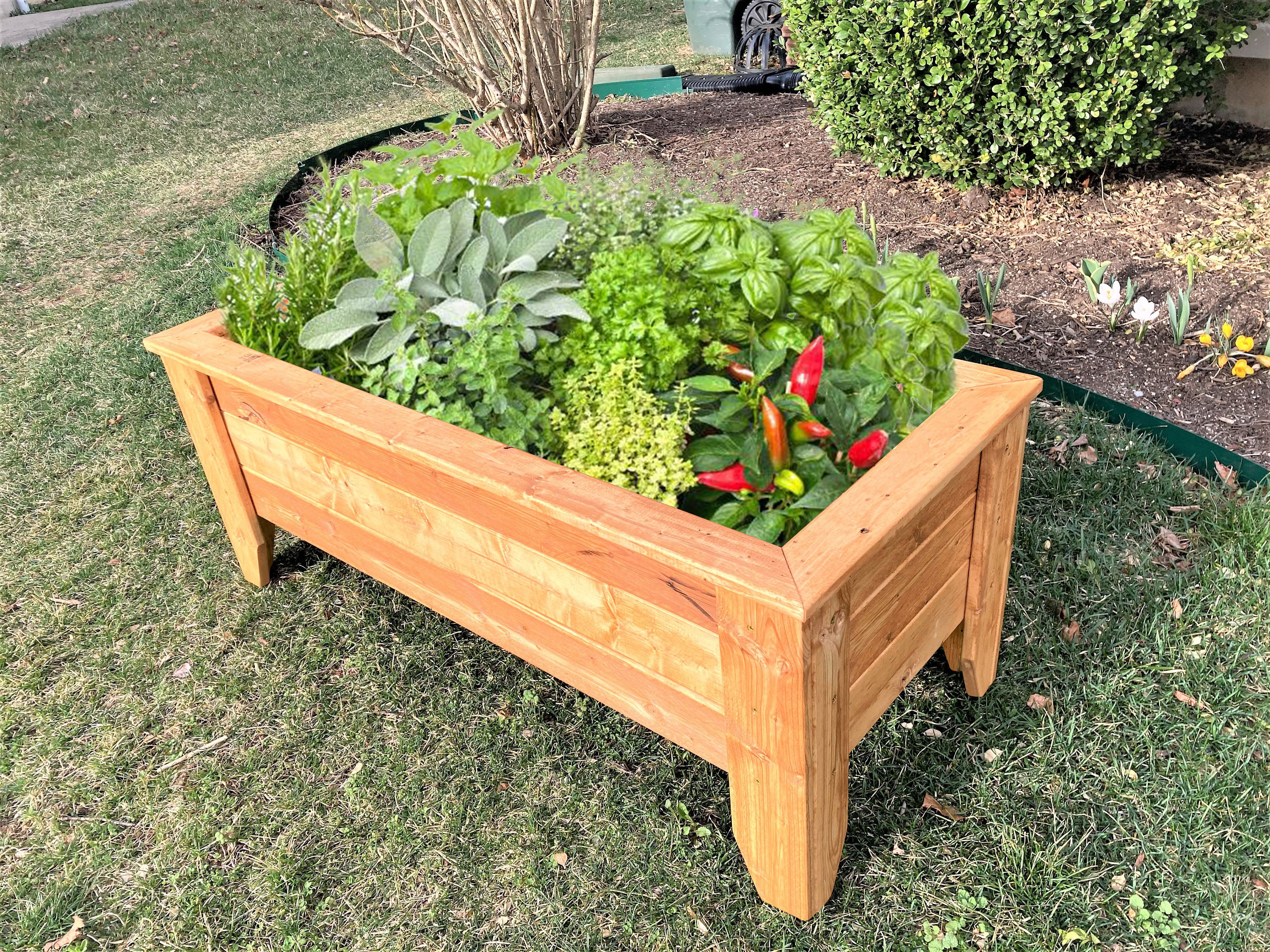 Garden Planter Plans / Raised Planter Box / Planter Box Plans / Garden Box  / Outdoor Planter / Garden Bed / Elevated Garden Bed (Instant Download) 