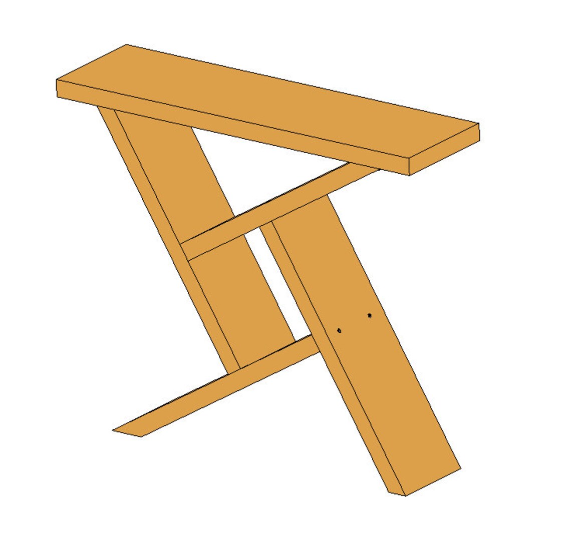 2x8 Farmhouse Entry Table Plans - Weekend Projects - EASY Woodworking ...