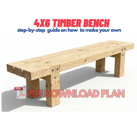 DIY 4x6 ガーデン木製ベンチプラン - 週末にできる簡単プロジェクト