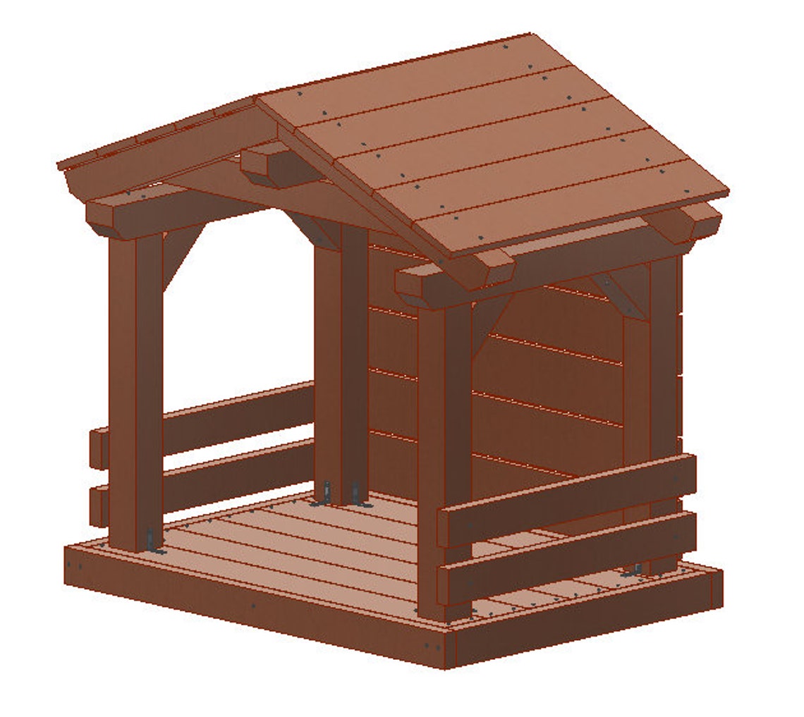 Outdoor Christmas Manger Nativity Scene Woodworking Plans Etsy