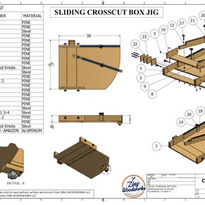 DIY Crosscut Sled for Table Saw - Essential Woodworking Jig - Make From ...