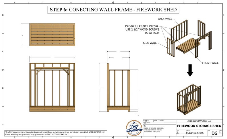 Firework Shed 4x8 Outdoor Garden Storage Shed for Firewood Build Plans-diy Easy ...