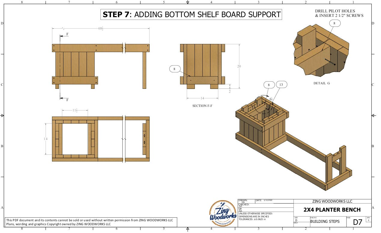 Bundle Planter Woodworking Plans - Cedar Planters - 5 Different Planter ...