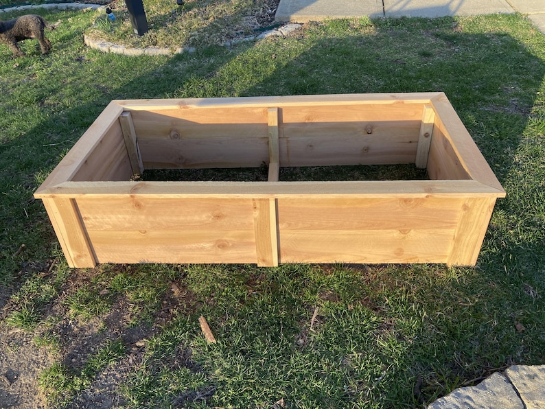 DIY Raised Garden Bed Plans | Cedar Planter Box Woodworking Plans | 2x4 ...